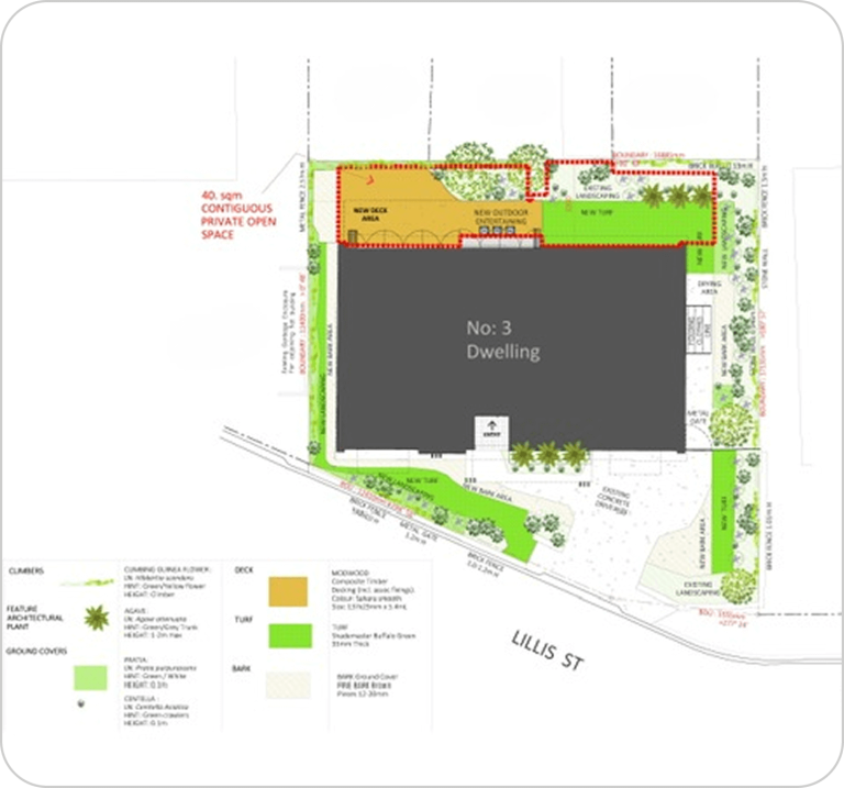 2- Sample Landscape Planning (Lillis St)